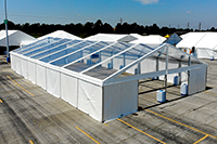 40′ Clear Top Structure Tents