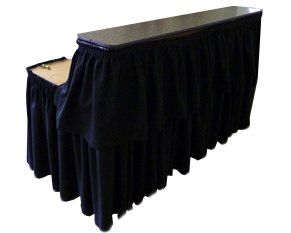 93.Bar w/ Riser & Skirts 6′
