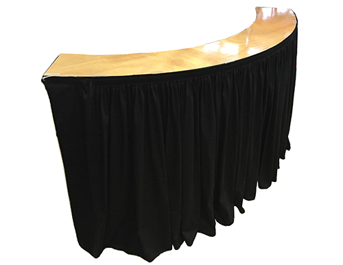 94.Serpentine Bar w/ Riser & Skirts