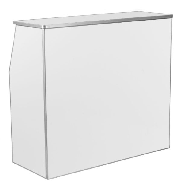 96.White Folding Bar 4′